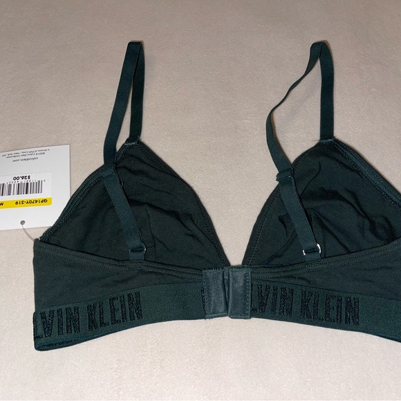 Calvin Klein Women's‎ Dark Green Bralette - Picture 3 of 7